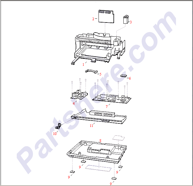 HP parts picture diagram for 02227-60021, 02276-40126, 02276-80054, 02277-60003, 02277-60087, 02277-69114, 51626AA-C, 51626AC-C, 51626AL-C, 51626GC-C, 51626TE-C, C6611AN-C, 02276-80054-C, 1818-5443, 51626AA, 51626AC, 51626AL, 51626GC, 51626TE, C6611AN, C6611AN-R, 51626AA-R, 51626AC-R, 51626AL-R, 51626GC-R, 51626TE-R, 02276-40126-R, 02276-80054-R, 51626A-R, 51626A, C2106-67903, C2106-69001